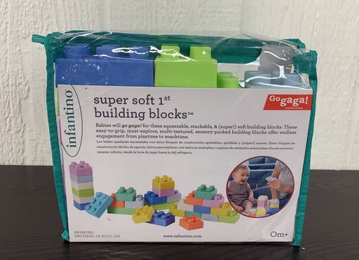 secondhand Infantino Super Soft 1st Building Blocks