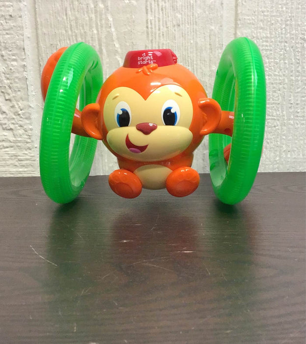 used Bright Starts Roll & Glow Monkey