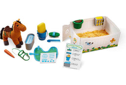 used Melissa & Doug Feed & Groom Horse Care Play Set