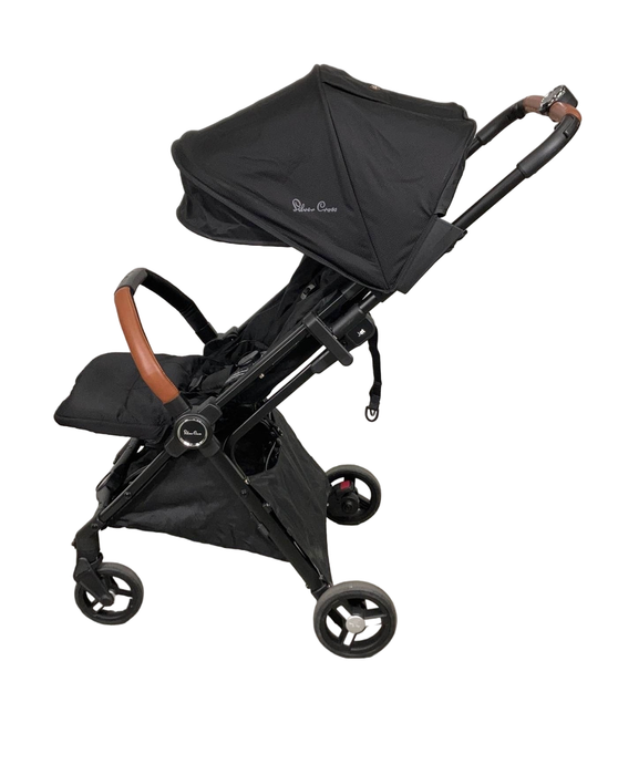 secondhand Silver Cross Jet 3 Super Compact Stroller, 2022, Black