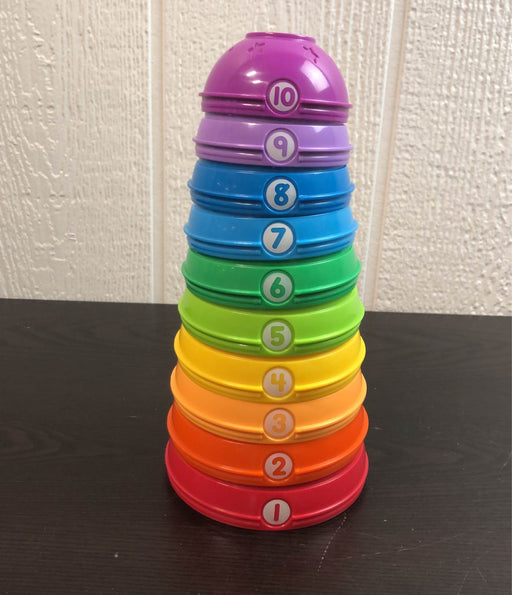 secondhand Fisher Price Brilliant Basics Stack And Roll Cups