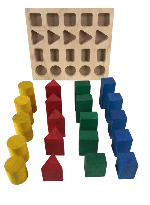 used Wooden Shape Sorter Activity Board