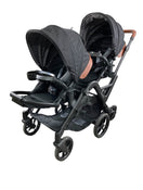 used Contours Curve Double Stroller, 2020, Jet Black