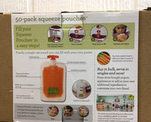 Shop Infantino Squeeze Pouches, 4 fl oz., 50 count at GoodBuy Gear