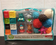 used Infantino Sensory Balls, Blocks and Buddies