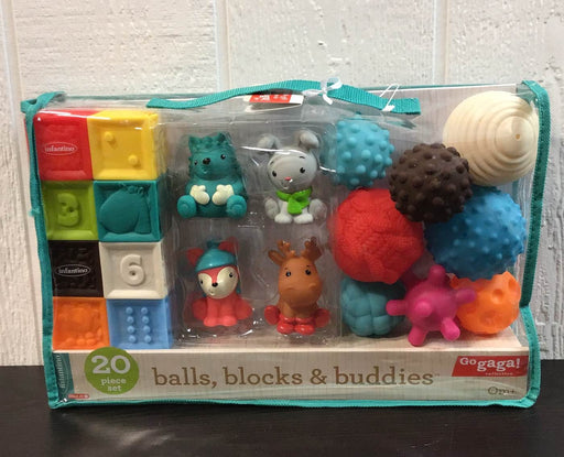 used Infantino Sensory Balls, Blocks and Buddies