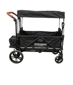 secondhand Wonderfold X2 Push + Pull Double Stroller Wagon, 2022, Black