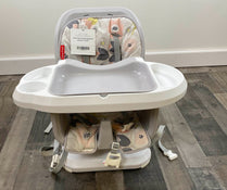 used Fisher Price Space Saver High Chair, pink flowers