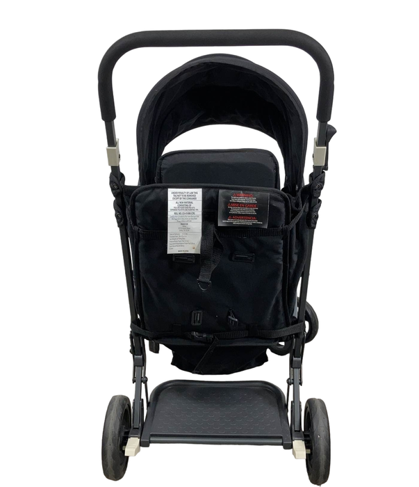 Joovy Caboose Too Graphite Sit and Stand Double Stroller, 2018, Black