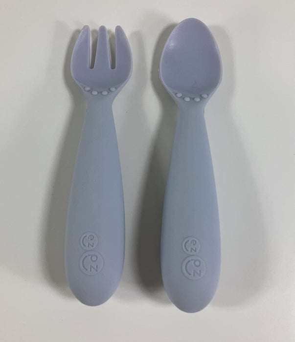 Shop ezpz Mini Utensils, Pewter at GoodBuy Gear