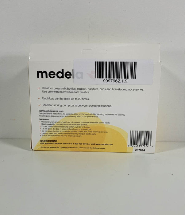 Shop Medela Quick Clean Micro Steam Bags, Box of 5 at GoodBuy Gear