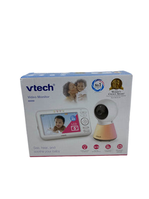 VTech 5 Digital Video Baby Monitor with Night Light, White, VM5254
