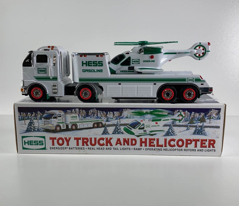 secondhand Hess Truck and Helicopter