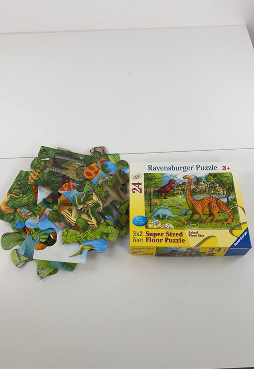 used Ravensburger Super Sized Floor Puzzle, Dinosaur Pals