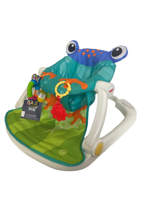 used Fisher Price Sit-Me-Up Floor Seat, Frog