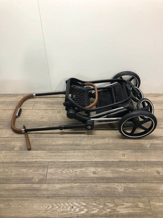 used Cybex Priam Stroller Frame With Waterproof Cover And Car seat Adapters