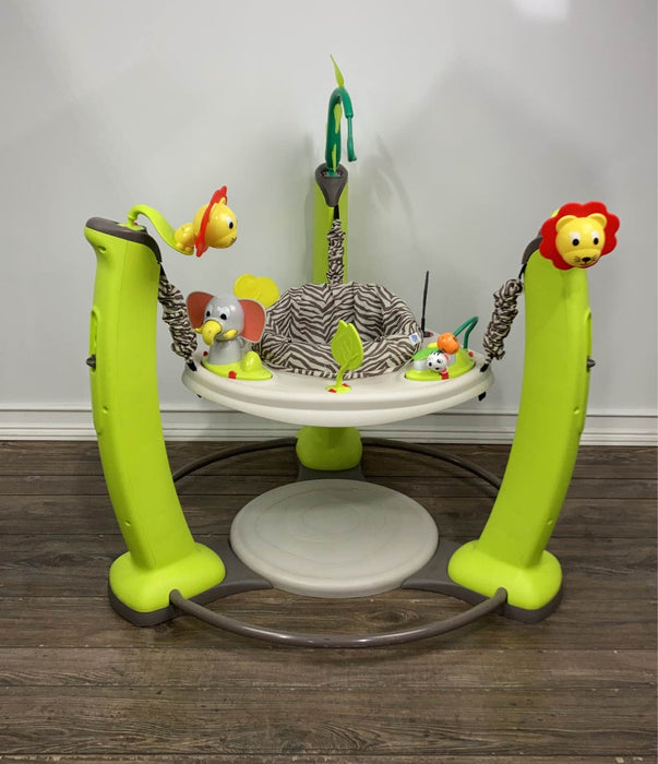 used Evenflo ExerSaucer Jump And Learn Activity Center, Jungle Quest