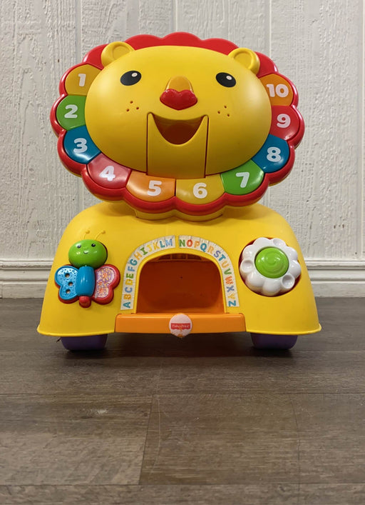 secondhand Fisher Price 3-in-1 Sit, Stride, and Ride Lion Toy