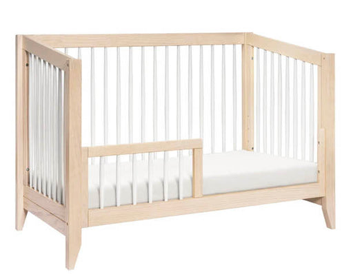 secondhand Babyletto Sprout4-in-1 Convertible Crib With Toddler Bed Conversion Kit, Washed Natural / White