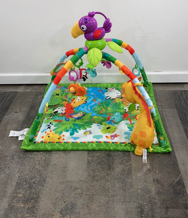 used Fisher Price Rainforest Melodies and Lights Deluxe Gym