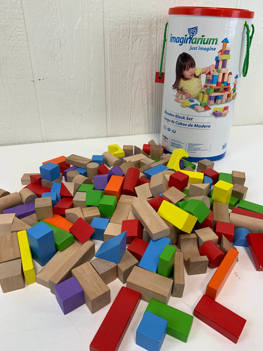 used Imaginarium Wooden Block Set