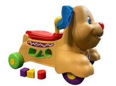 secondhand Fisher Price Laugh And Learn Stride-To-Ride Puppy