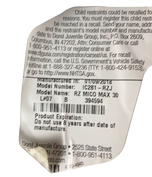 Maxi-Cosi Mico Max 30 Infant Car Seat Jet Set by Rachel Zoe, 2018