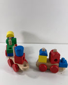 secondhand Melissa & Doug Stacking Train Toddler Toy