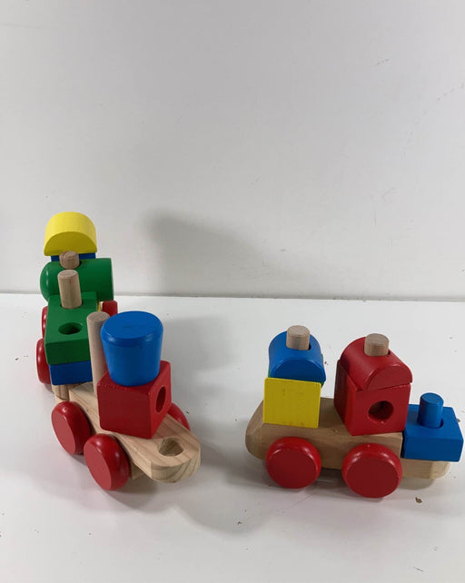 secondhand Melissa & Doug Stacking Train Toddler Toy