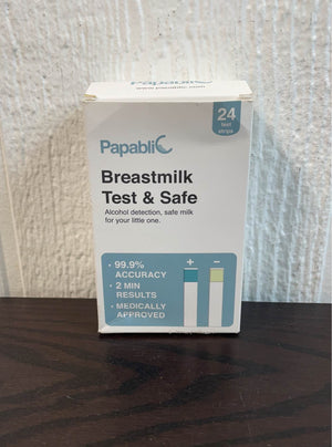 24-Count of Papablic Test & Safe Breastmilk Alcohol Test Strips, 2