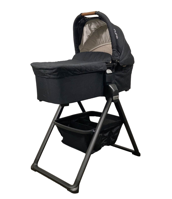 used Nuna MIXX Bassinet with Stand, Caviar