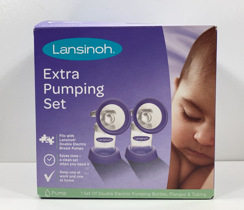 used Lansinoh Extra Pumping Set