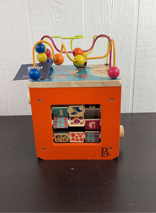 secondhand B. toys Underwater Wooden Activity Cube