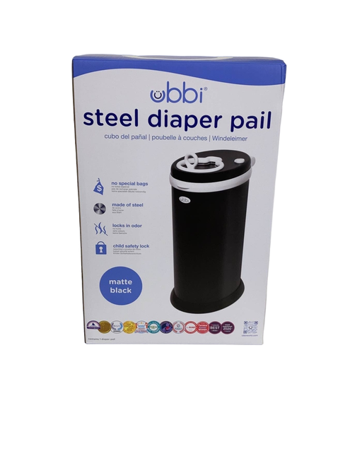 Shop Ubbi Diaper Pail, Matte Black at GoodBuy Gear