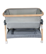Shop Venice Child California Dreaming Portable Bedside Bassinet, Grey/Wood at GoodBuy Gear
