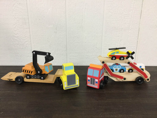 used BUNDLE Melissa & Doug Wooden Vehicles