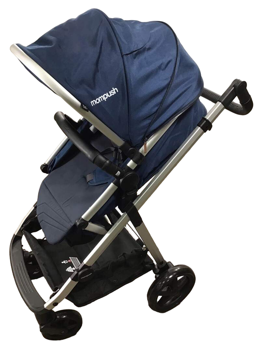 used Mompush Meteor 2 Stroller, Navy Blue, 2022