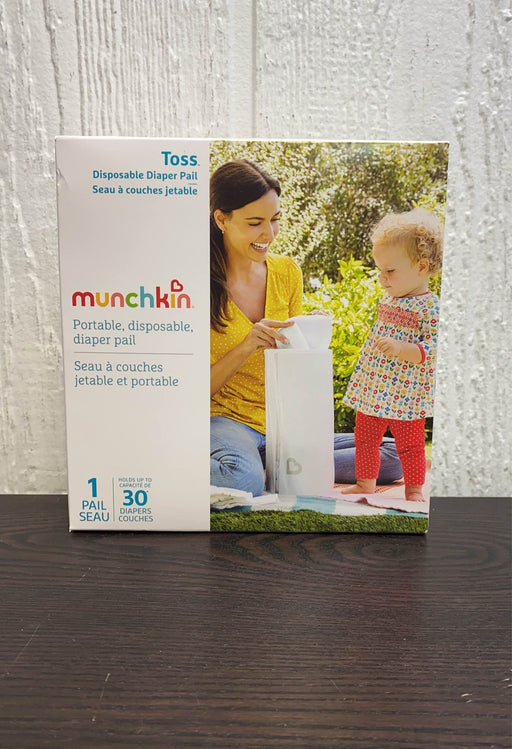 used Munchkin Toss Disposable Diaper Pail