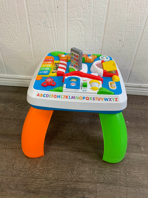 used Fisher Price Laugh And Learn Around The Town Learning Table