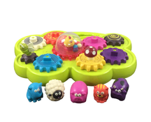 secondhand B. toys Mooosical Gears Musical Shape Sorter