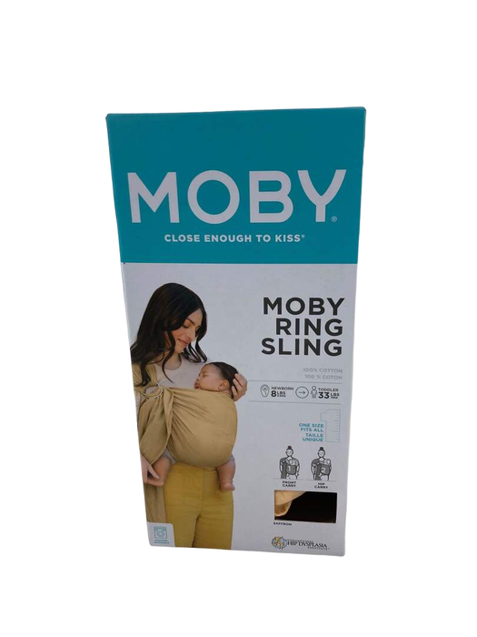 secondhand Moby Ring Sling, Saffron