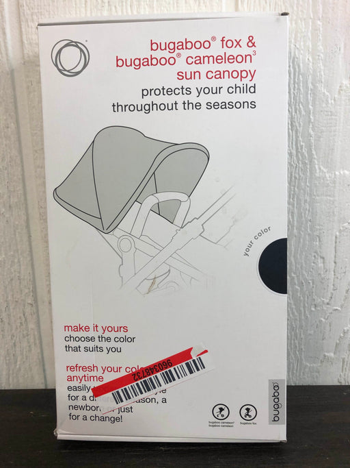 used Bugaboo Fox/Cameleon3 Breezy Sun Canopy, Black