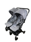 Shop Mompush Lithe Double Stroller, 2022, Grey at GoodBuy Gear