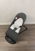 secondhand BabyBjorn Bouncer Balance, Dark Grey/Grey, Black Frame