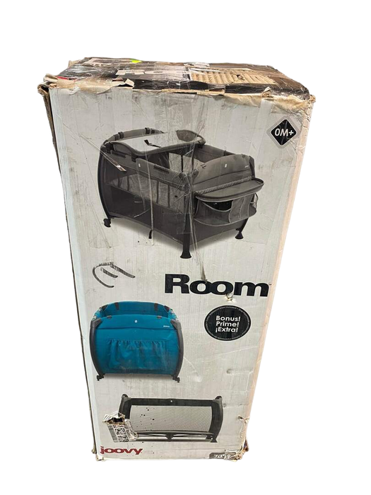 used Joovy Room Playard All-In-One Playard Nursery Center, Charcoal