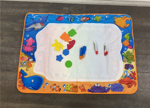 Water Doodle Mat - Kids Painting Writing Doodle Toy Mat - Color Doodle  Drawing Mat Bring Magic Pens Educational Toys For Age 2 3 4 5 6 7 Year Old