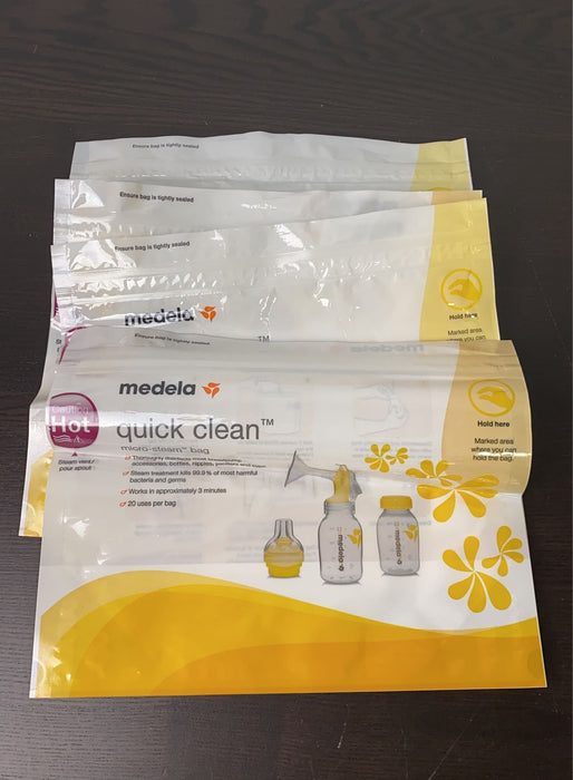 Shop Medela Quick Clean Micro Steam Bags, Box of 4 at GoodBuy Gear