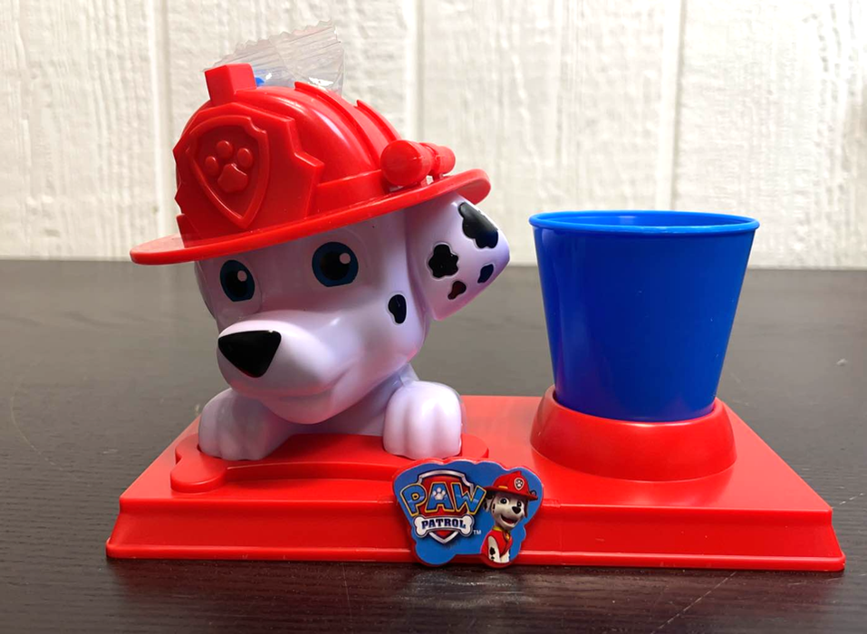 used PAW Patrol PAWsome Smile Toothbrush and Holder Set