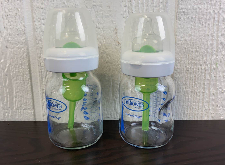 secondhand BUNDLE Dr. Brown’s Glass Narrow Baby Bottles
