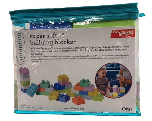 secondhand Infantino Super Soft 1st Building Blocks